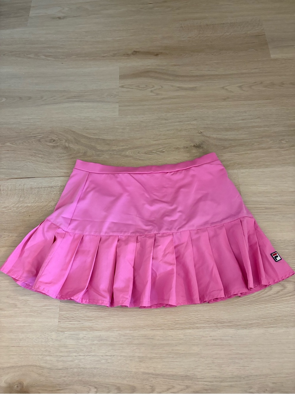 Fila Hot Pink Pleated A-Line Tennis Skirt